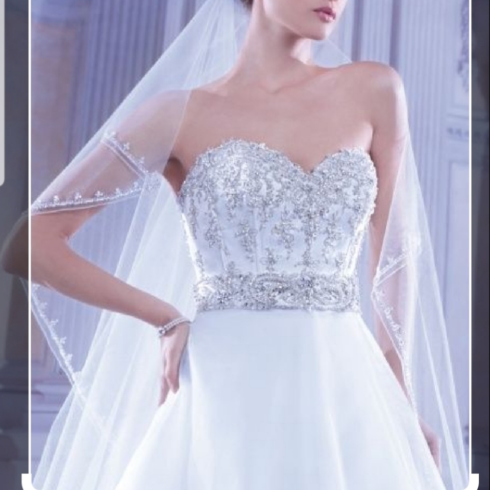 DEMETRIOS WEDDING GOWN NWT - Picture 2 of 7